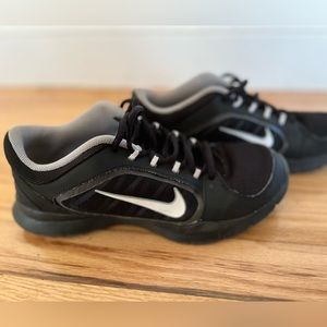 Nike Training Sneakers , size 8 , black and white .Very good condition. no smell